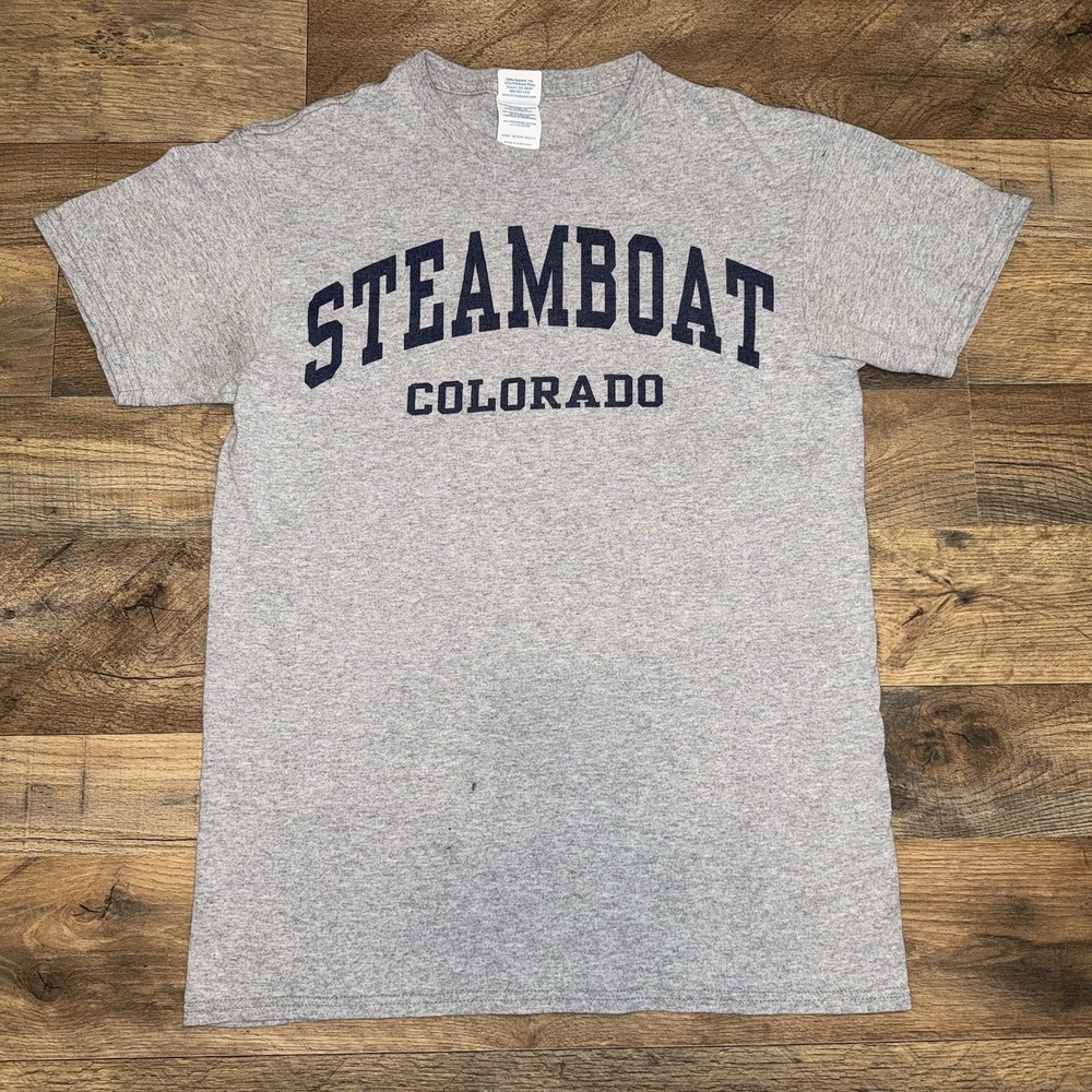 Delta Proweight Steamboat Colorado Gray T Shirt Size Small